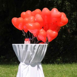 hochzeitsdkoration luftballons