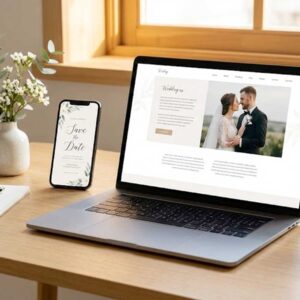 Hochzeitswebseiten und digitale Einladungen